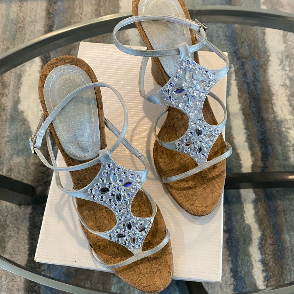 White House Black Market Wedge Sandals